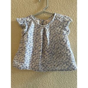 Baby Gap Butterfly Cotton Top Girls Size 2 Years